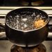 pan, water, food
