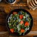Organic Salad with Strawberries, Blueberries, Herbs and Edible Flowers
