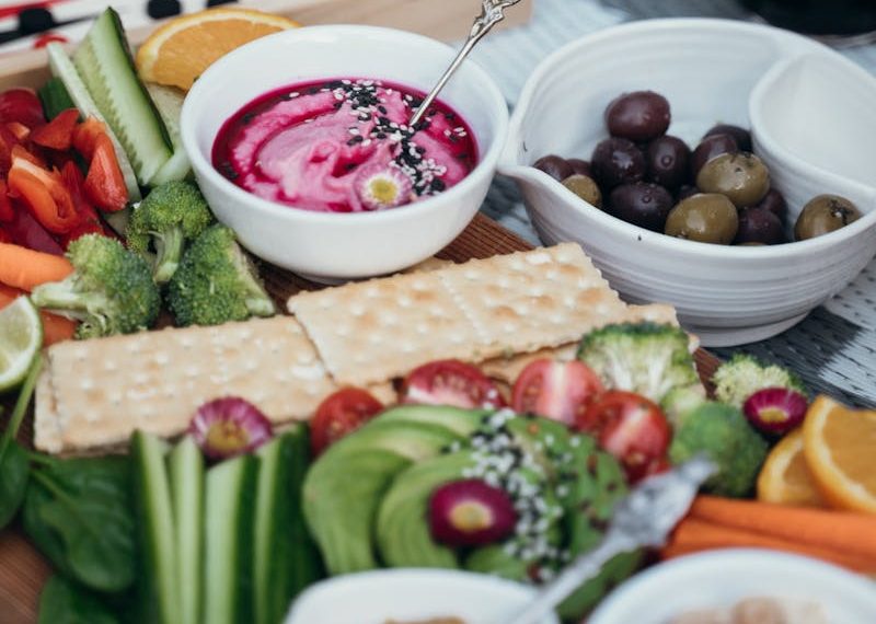 Sliced Vegetables on White Ceramic Bowl