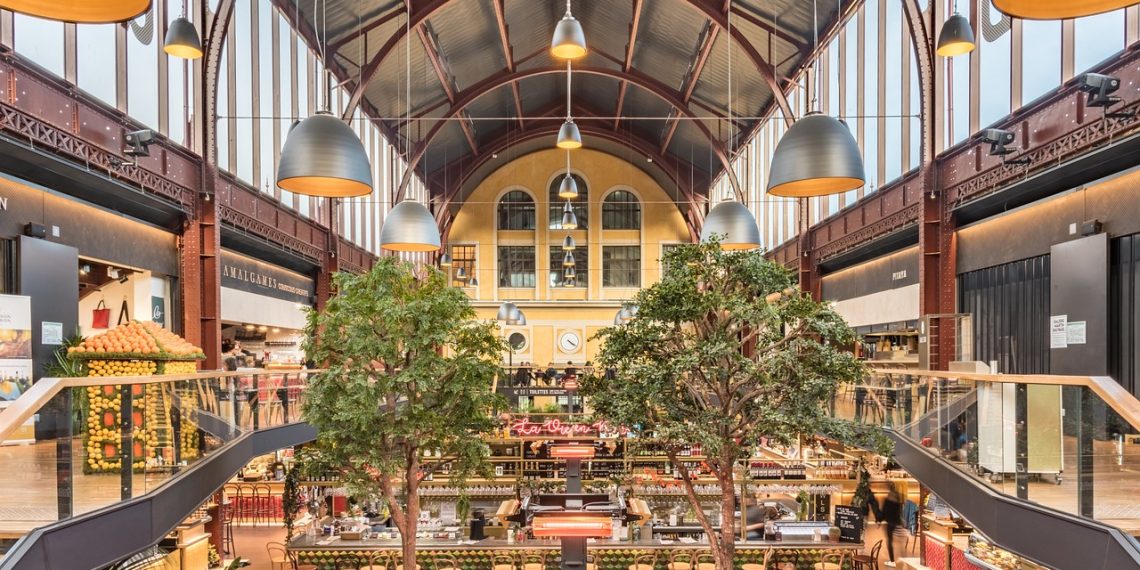 south station, covered market, market