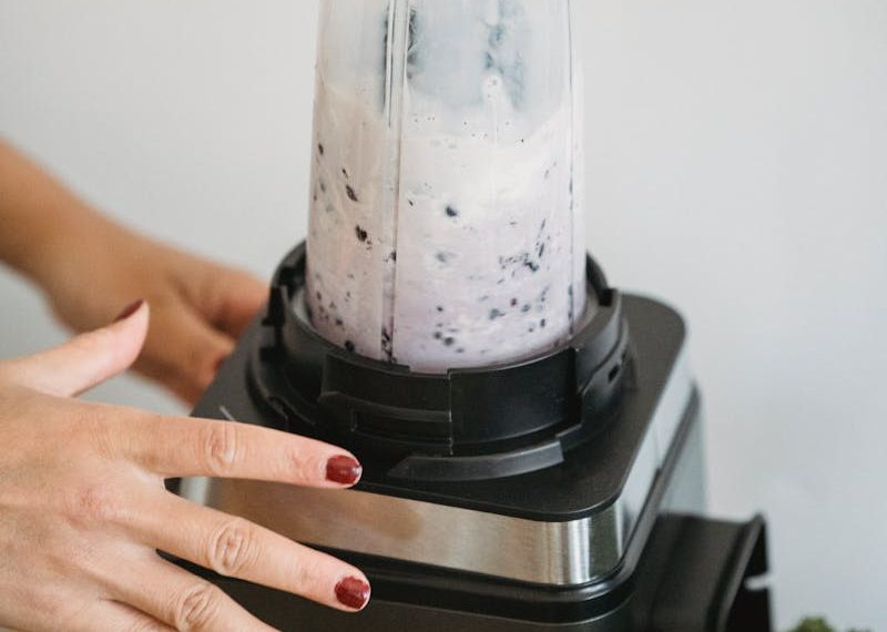 Woman with Blender